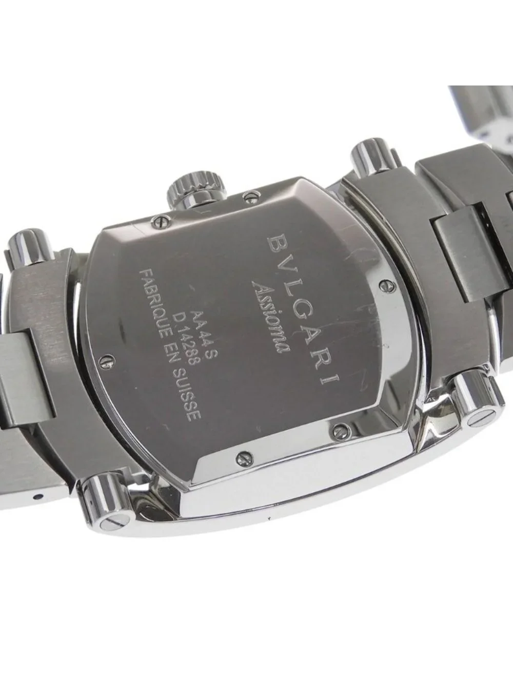 Bvlgari Assioma Stainless Steel Automatic Analog Display Black Dial Watch
